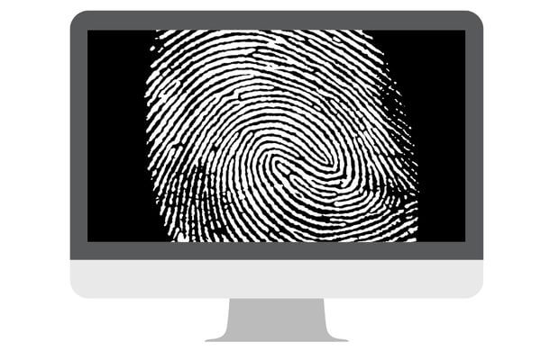 fingerprint digital concept 